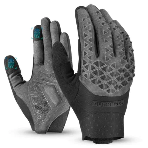 ROCKBROS Guantes MTB Ciclismo Pantalla Táctil SBR M-XXL Unisex - Imagen 2