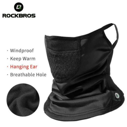 ROCKBROS Pasamontañas Máscara Bicicleta Casco Protector Boca Oreja Colgante Transpirable - Imagen 7