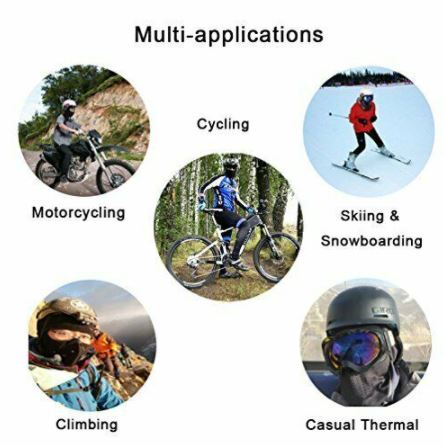 ROCKBROS Pasamontañas Máscara Moto Anti Polvo Con Filtro - Imagen 4