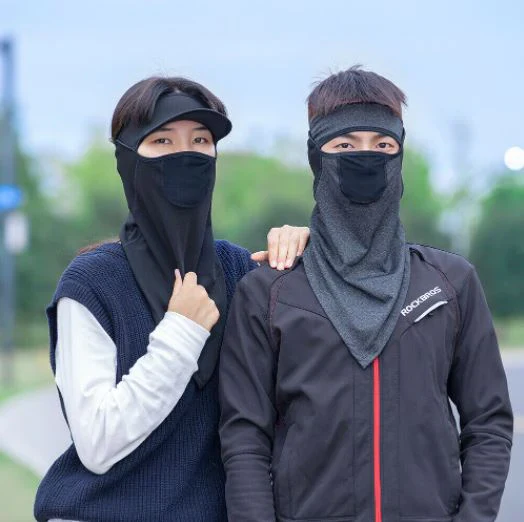 ROCKBROS Medio pasamontañas Bicicleta Máscara Tubo Bufanda Motocicleta Cinta cortaviento - Imagen 5