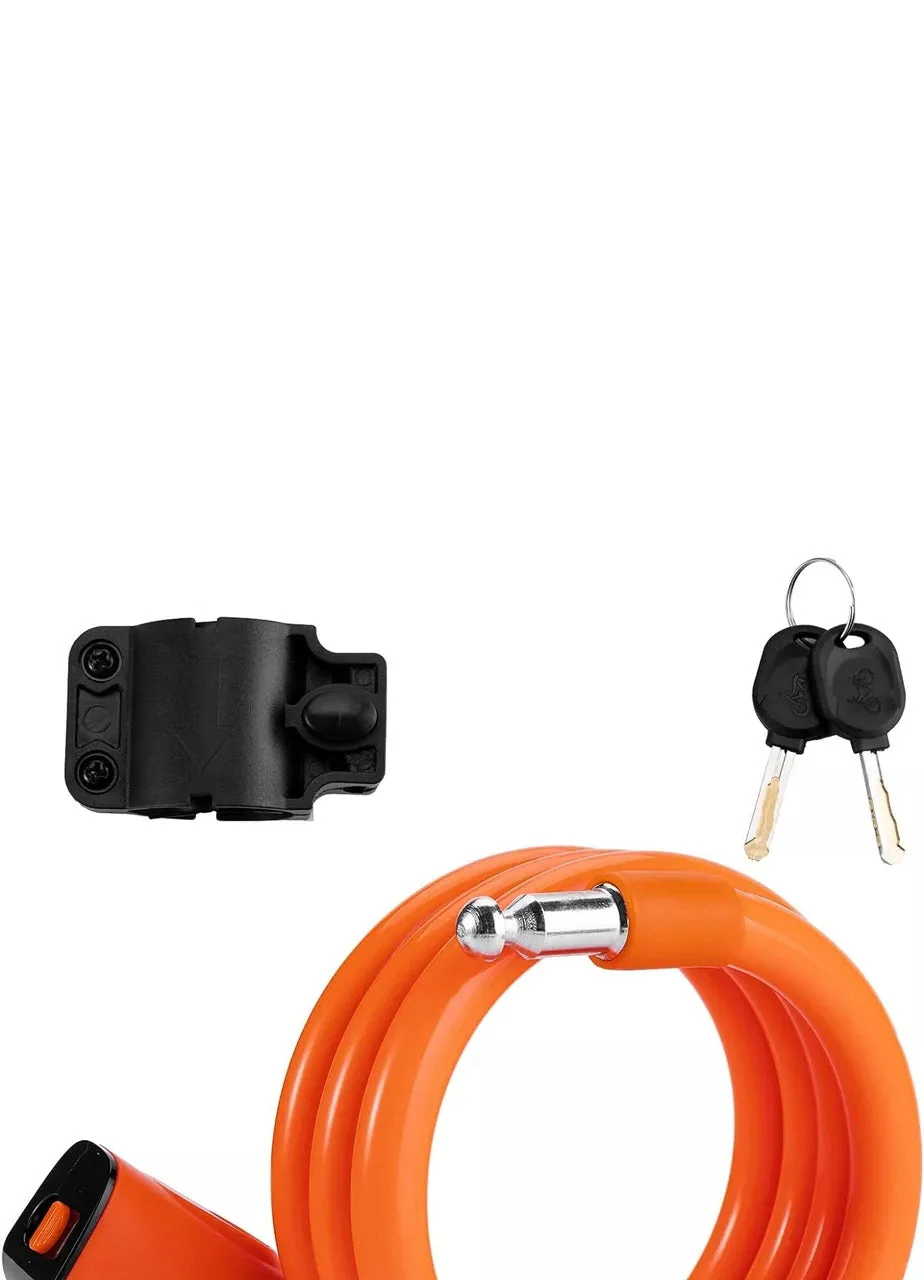 Candado para bicicleta ROCKBROS candado para bicicleta con soporte de montaje 2 llaves - Imagen 2