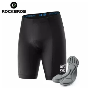 Pantalones cortos de ciclismo ROCKBROS para mujer, pantalones cortos de ciclismo MTB con acolchado de asiento 3D para verano