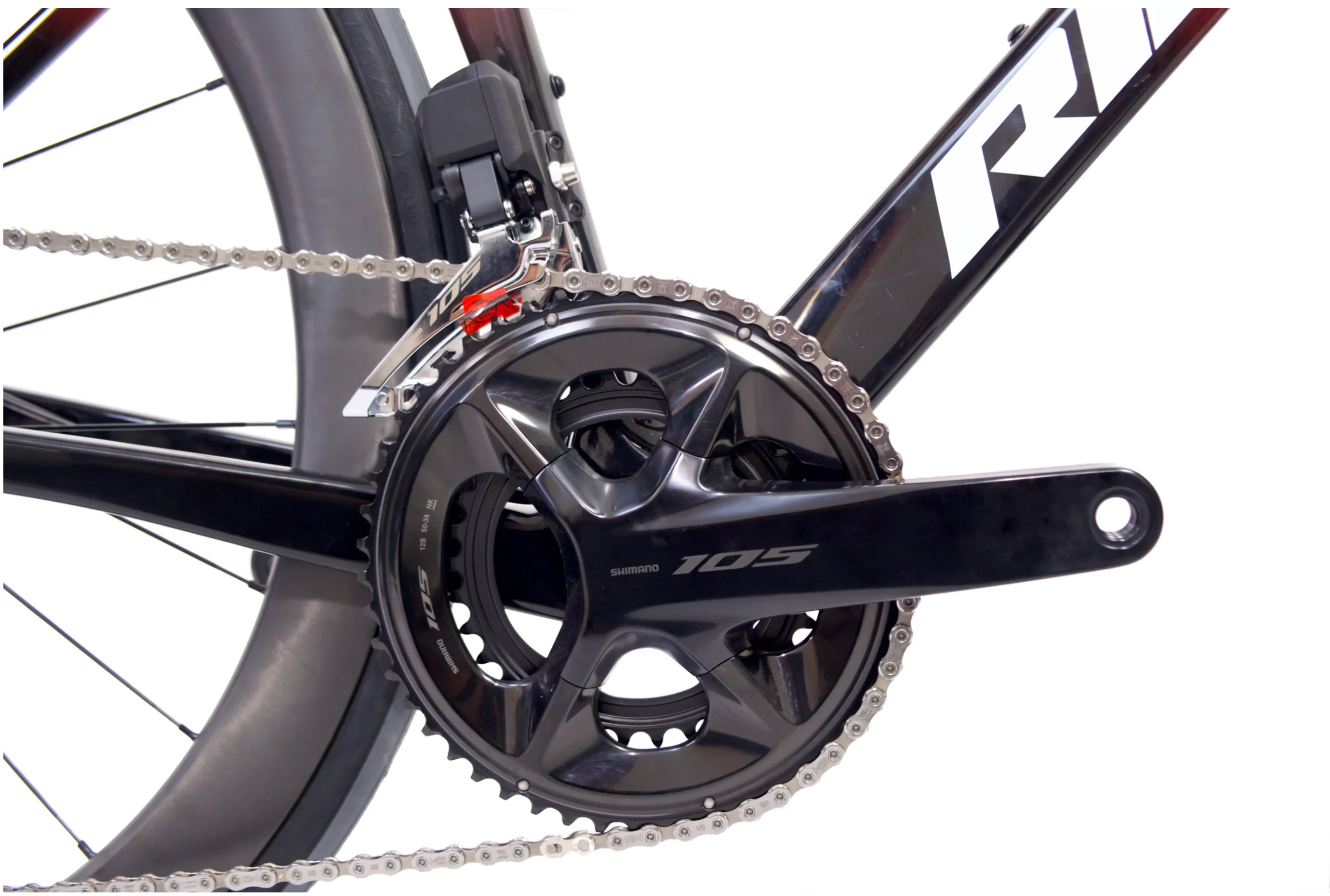 RINOS Bicicleta de carretera de carbono Odin 6.1 700 C Shimano 105 Di2 R7150 24 velocidades - Imagen 6