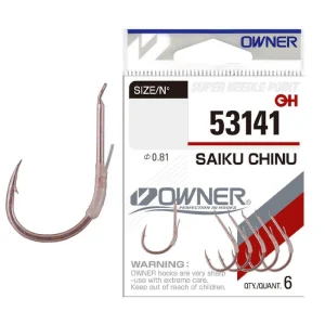 Anzuelo Simple Chinu Owner Saiku 53141 // 4, 3, 2