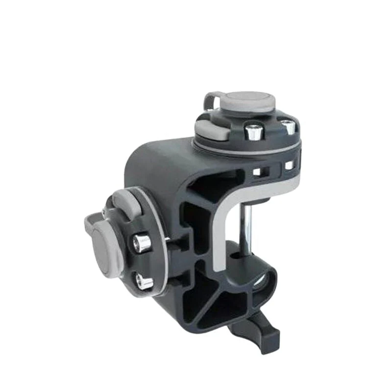 Base Fasten Doble FMK2B Montaje de Abrazadera Borika // Negro - Imagen 2