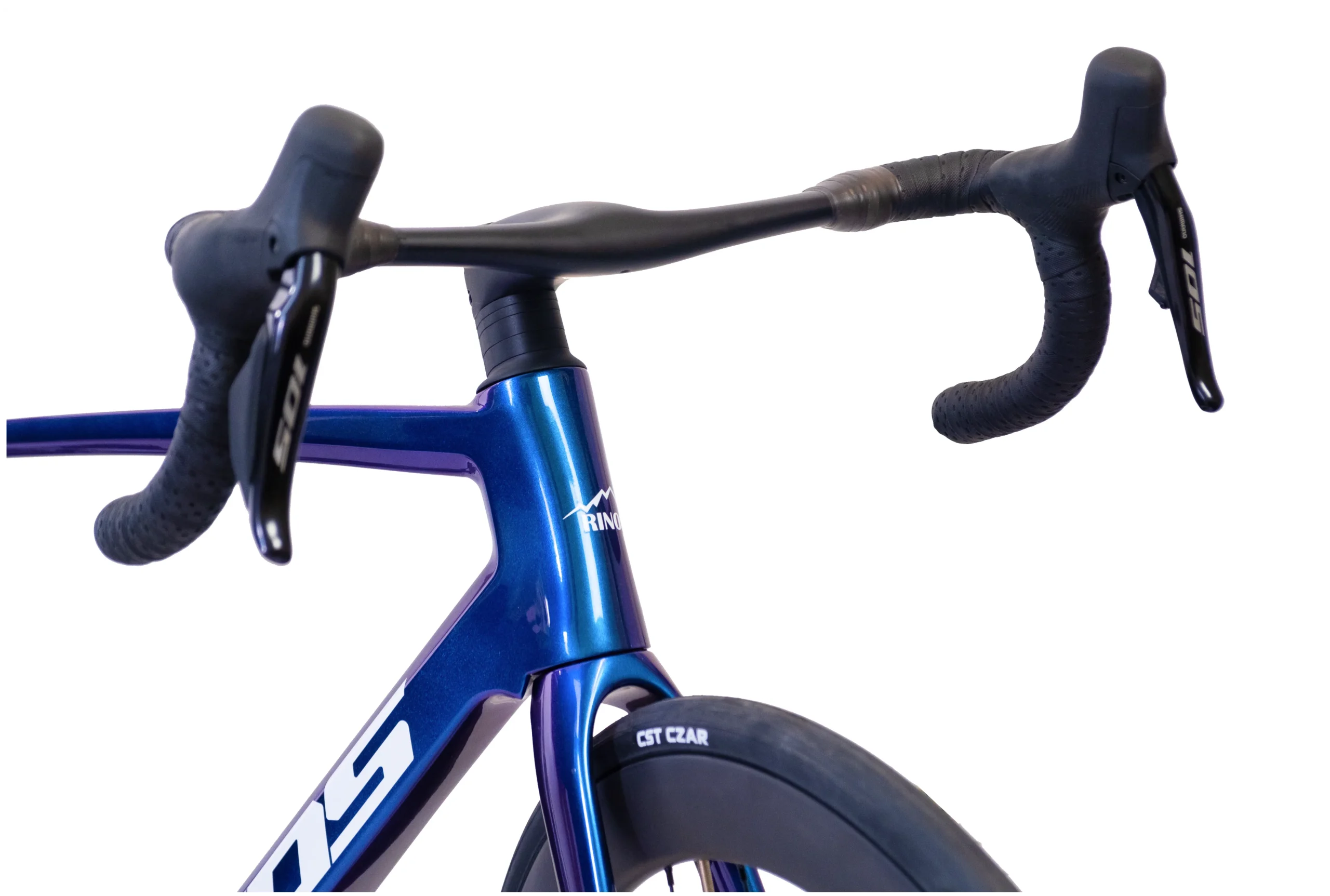 RINOS Bicicleta de carretera de carbono Odin 6.1 700 C Shimano 105 Di2 R7150 24 velocidades - Imagen 9