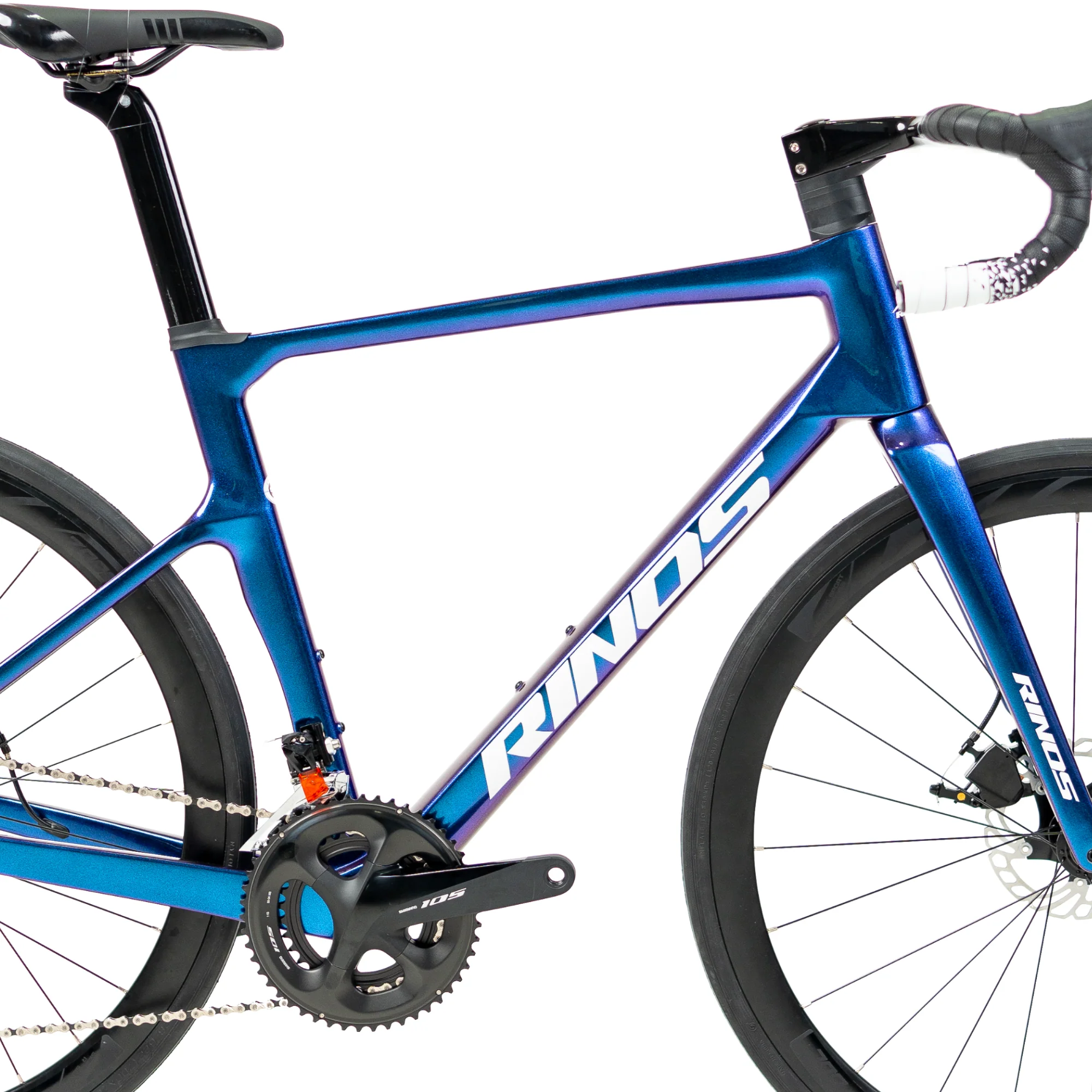 RINOS Bicicleta de carretera de carbono 700C Shimano Ultegra R8000 22 velocidades Odin5.0 - Imagen 9