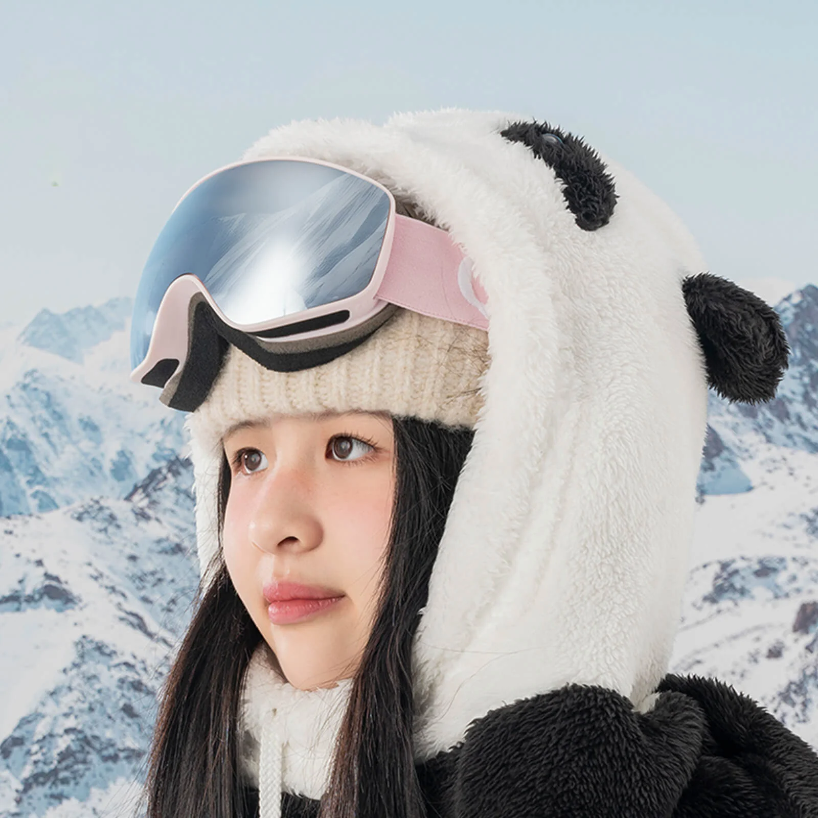 Gafas de esquí antivaho OTG unisex Qunature - Imagen 6