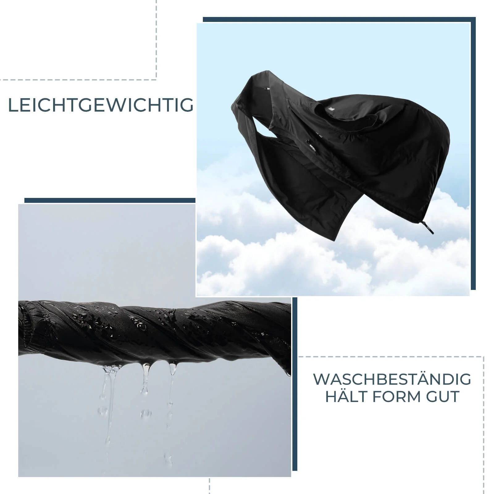 Chaleco de ciclismo sin mangas, chaqueta de ciclismo, plegable, transpirable, ROCKBROS - Imagen 6