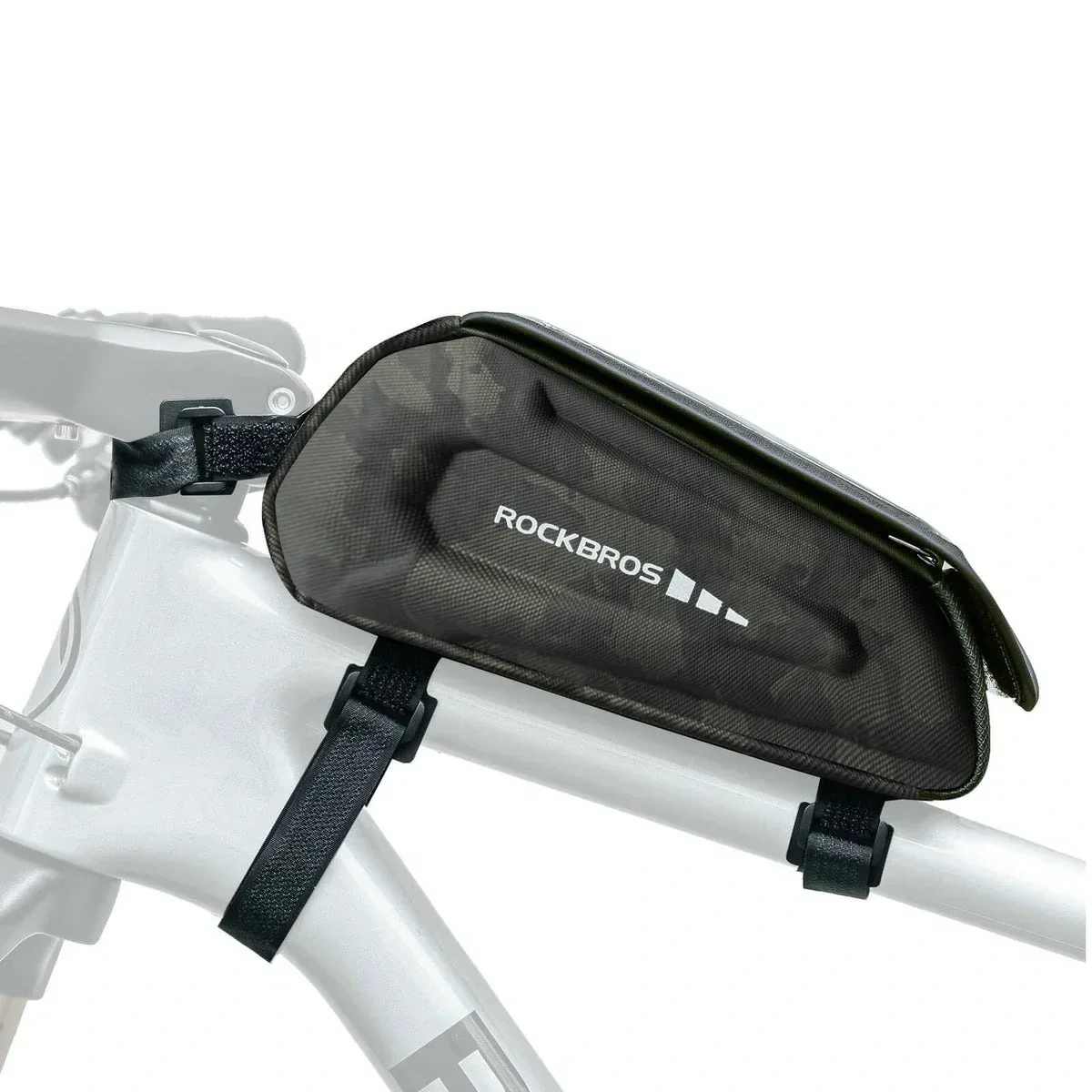 Bolsa de bicicleta impermeable, funda para teléfono móvil para smartphones con pantalla táctil de 6,8 pulgadas, ROCKBROS - Imagen 6