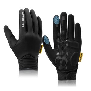 Guantes de ciclismo ROCKBROS compatibles con pantalla táctil con acolchado SBR