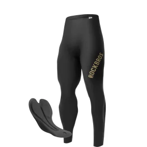 Pantalones de ciclismo, pantalones largos de ciclismo, acolchados, transpirables, para hombre, ROCKBROS