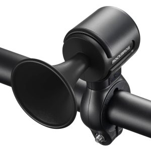 Timbre de bicicleta eléctrico, tono de 120 dB, resistente al agua IPX5, seguimiento de smartphone, ROCKBROS