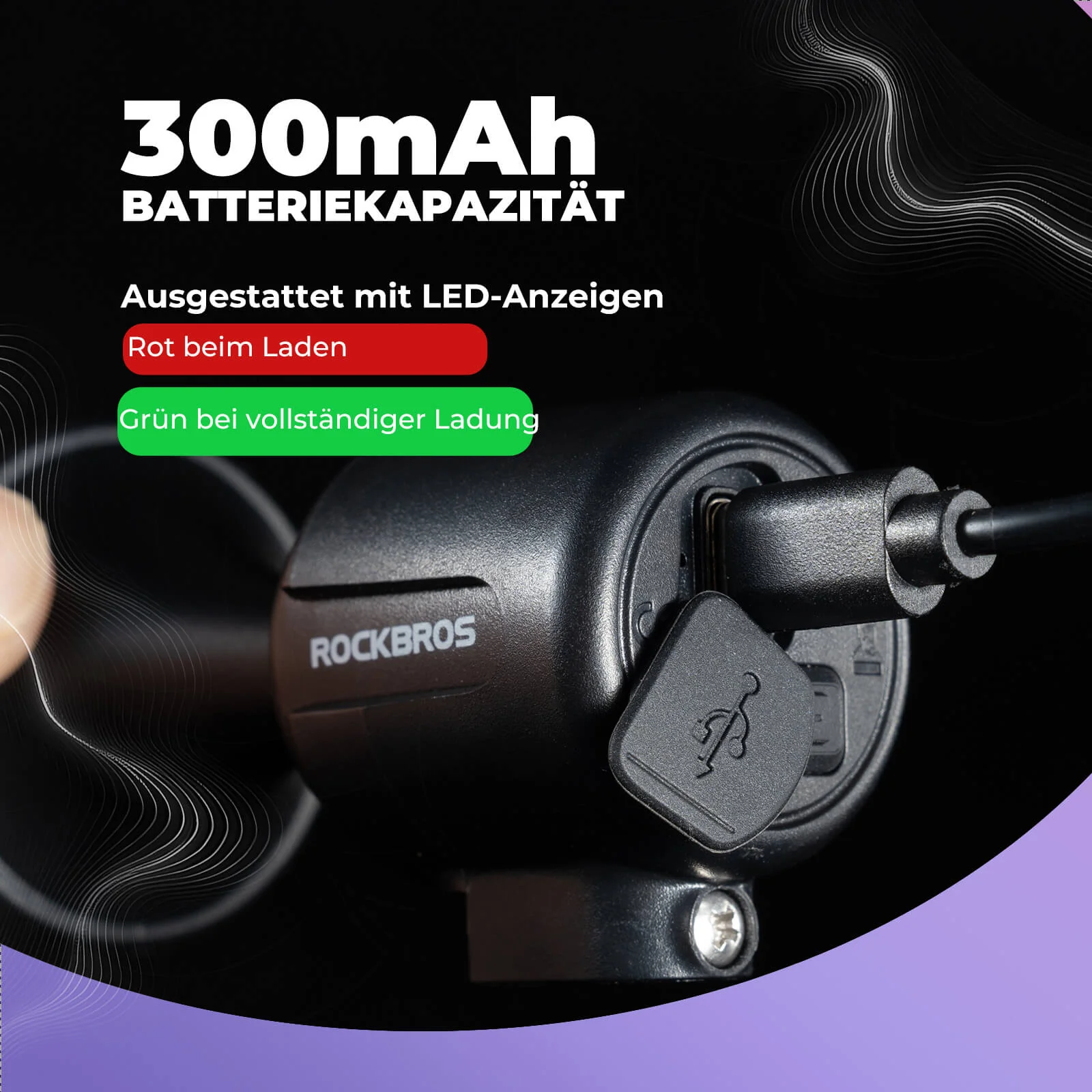 Timbre de bicicleta eléctrica 120dB para manillares de 22,2/25,4/31,8 mm ROCKBROS - Imagen 5