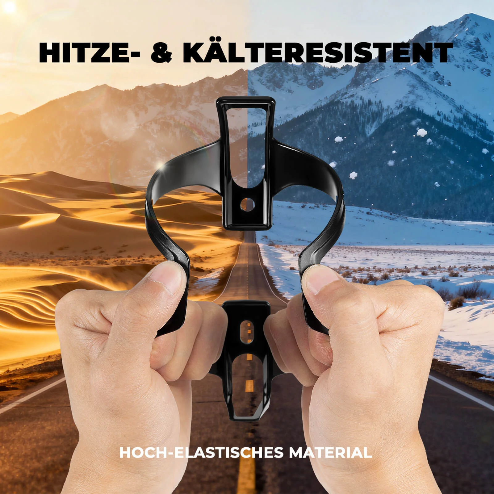 Portabidones para bicicleta, paquete de 2, ROCKBROS - Imagen 5