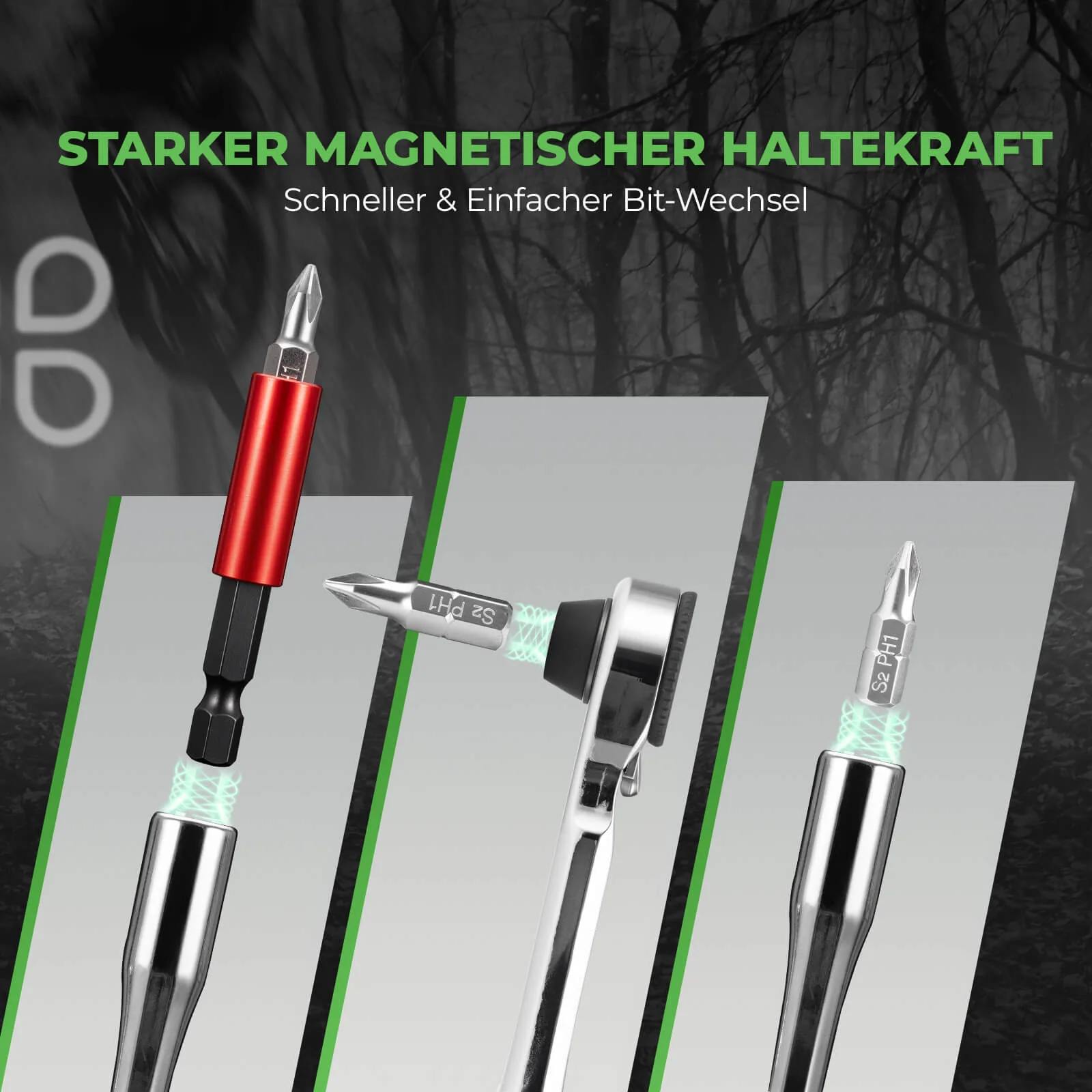 Juego de herramientas magnéticas para bicicleta con llave de trinquete ROCKBROS - Imagen 8