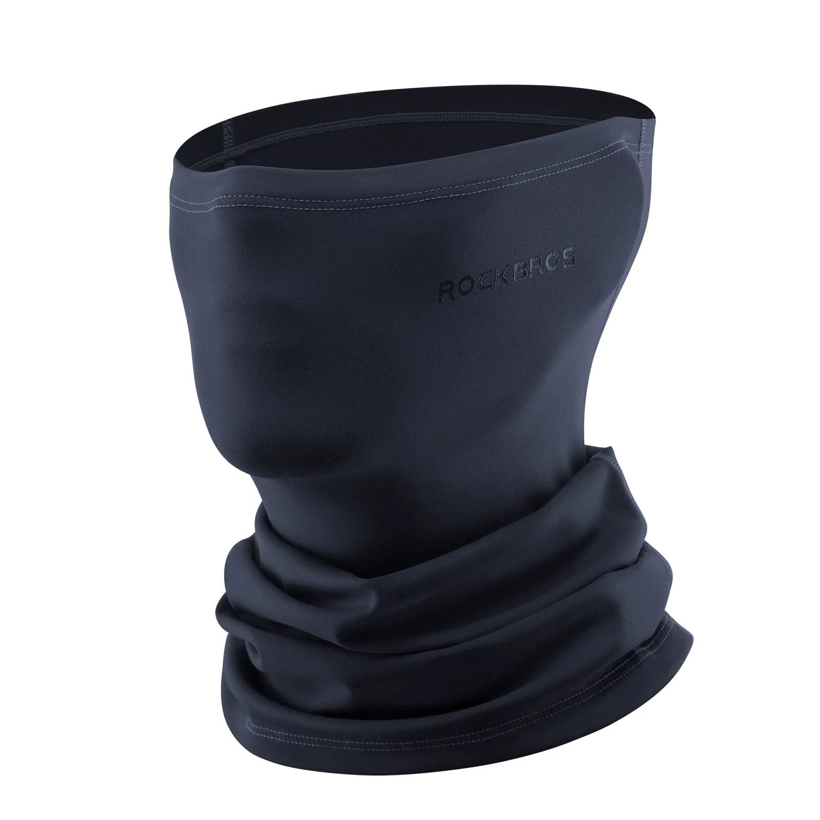 Pasamontañas multifuncional de forro polar, suave, para la cara, bufanda de tubo ROCKBROS - Imagen 2