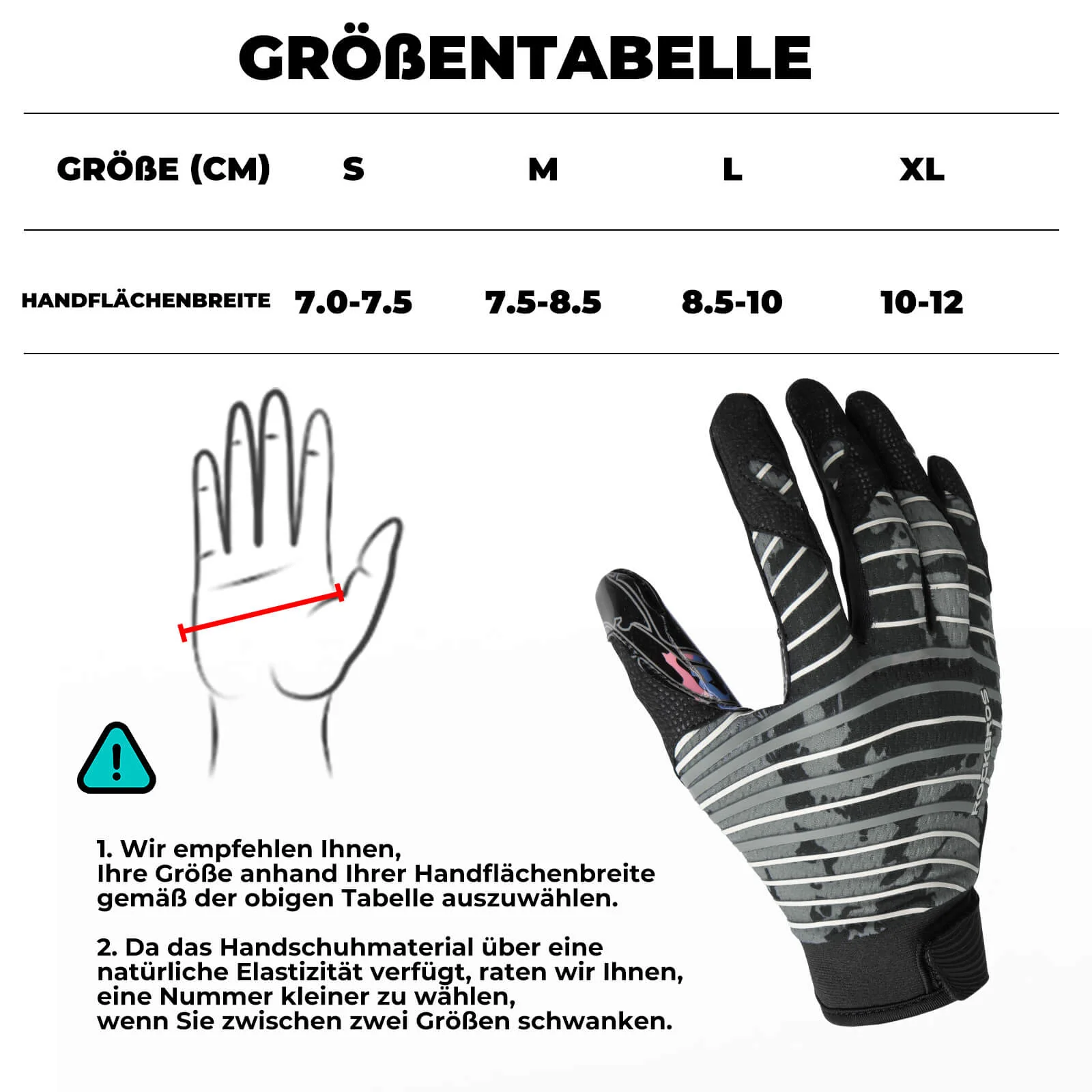 Guantes deportivos profesionales para adultos transpirables y elásticos ROCKBROS - Imagen 8