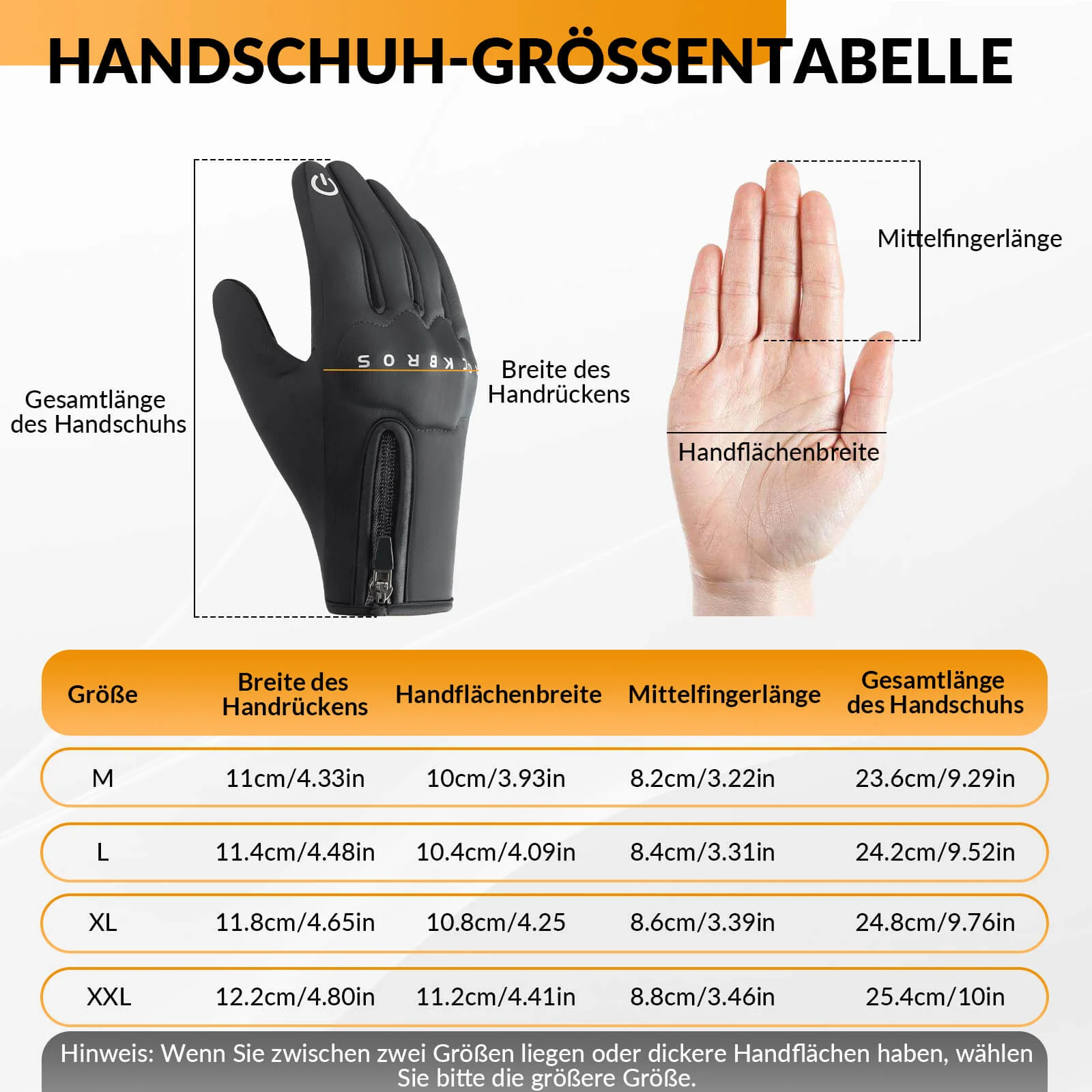 Guantes de ciclismo de invierno con acolchado de gel, compatibles con pantalla táctil, ROCKBROS - Imagen 8