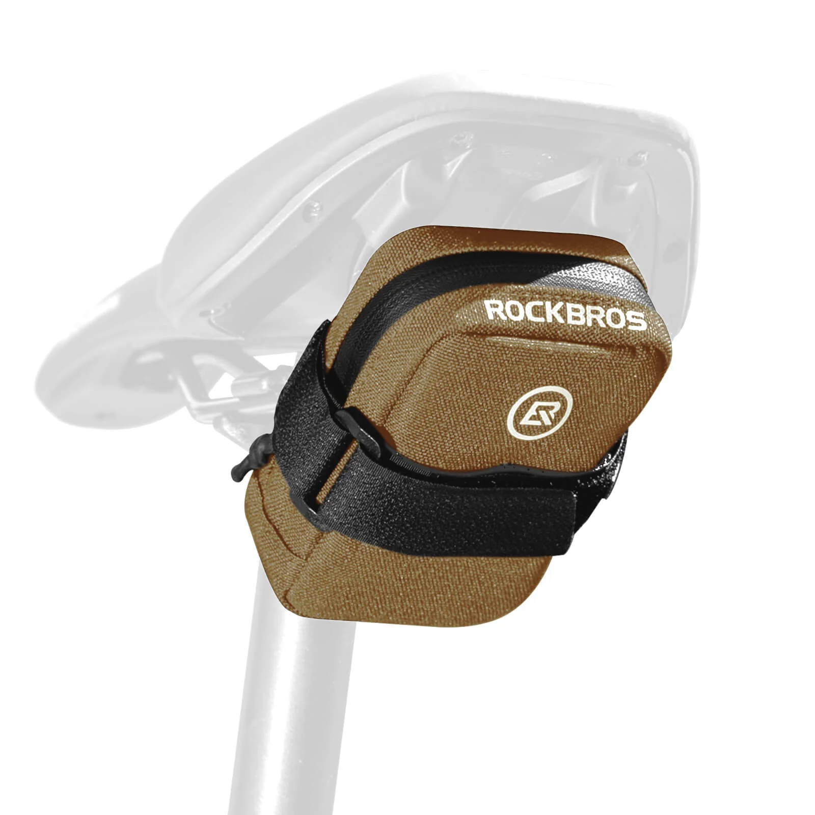 Bolsa para sillín de bicicleta, compacta, para guardar bicicletas de carretera y de montaña, ROCKBROS - Imagen 5