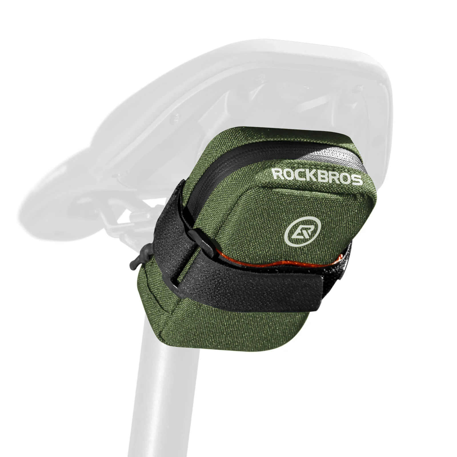 Bolsa para sillín de bicicleta, compacta, para guardar bicicletas de carretera y de montaña, ROCKBROS - Imagen 3