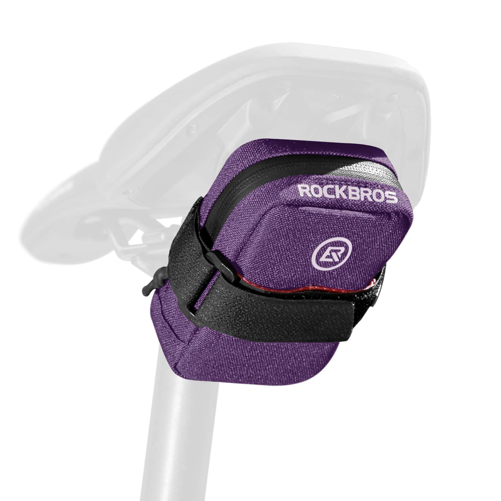 Bolsa para sillín de bicicleta, compacta, para guardar bicicletas de carretera y de montaña, ROCKBROS - Imagen 4