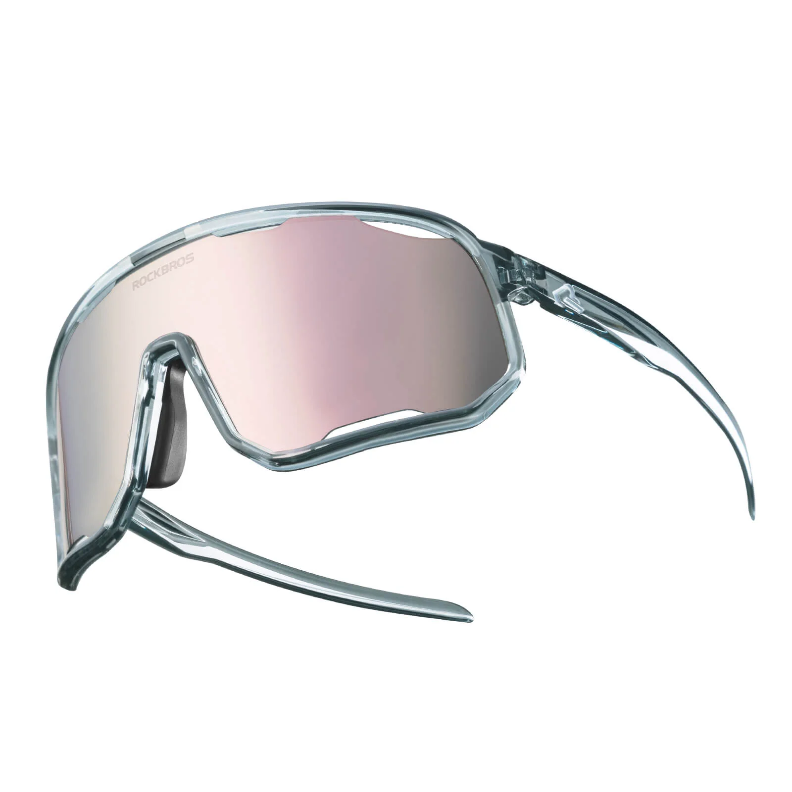 Gafas de ciclismo, gafas de sol polarizadas, protección UV, plaquetas nasales intercambiables, mujer/hombre, ROCKBROS - Imagen 2