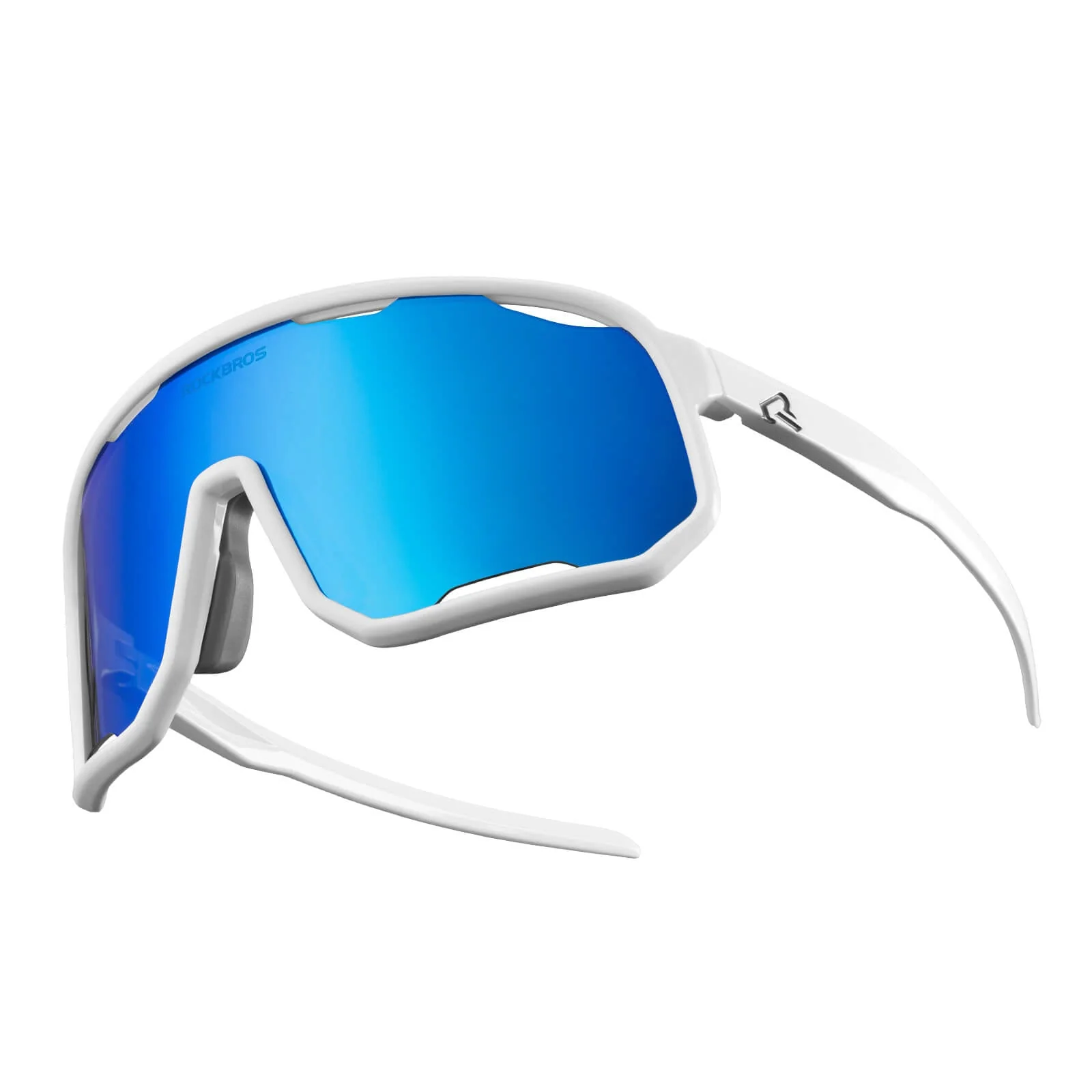 Gafas de ciclismo, gafas de sol polarizadas, protección UV, plaquetas nasales intercambiables, mujer/hombre, ROCKBROS - Imagen 4