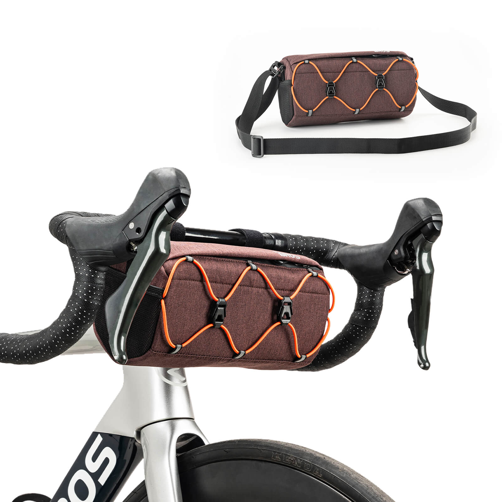 Bolsa para manillar de bicicleta de 2,2 L con bandolera en 6 colores ROCKBROS - Imagen 7