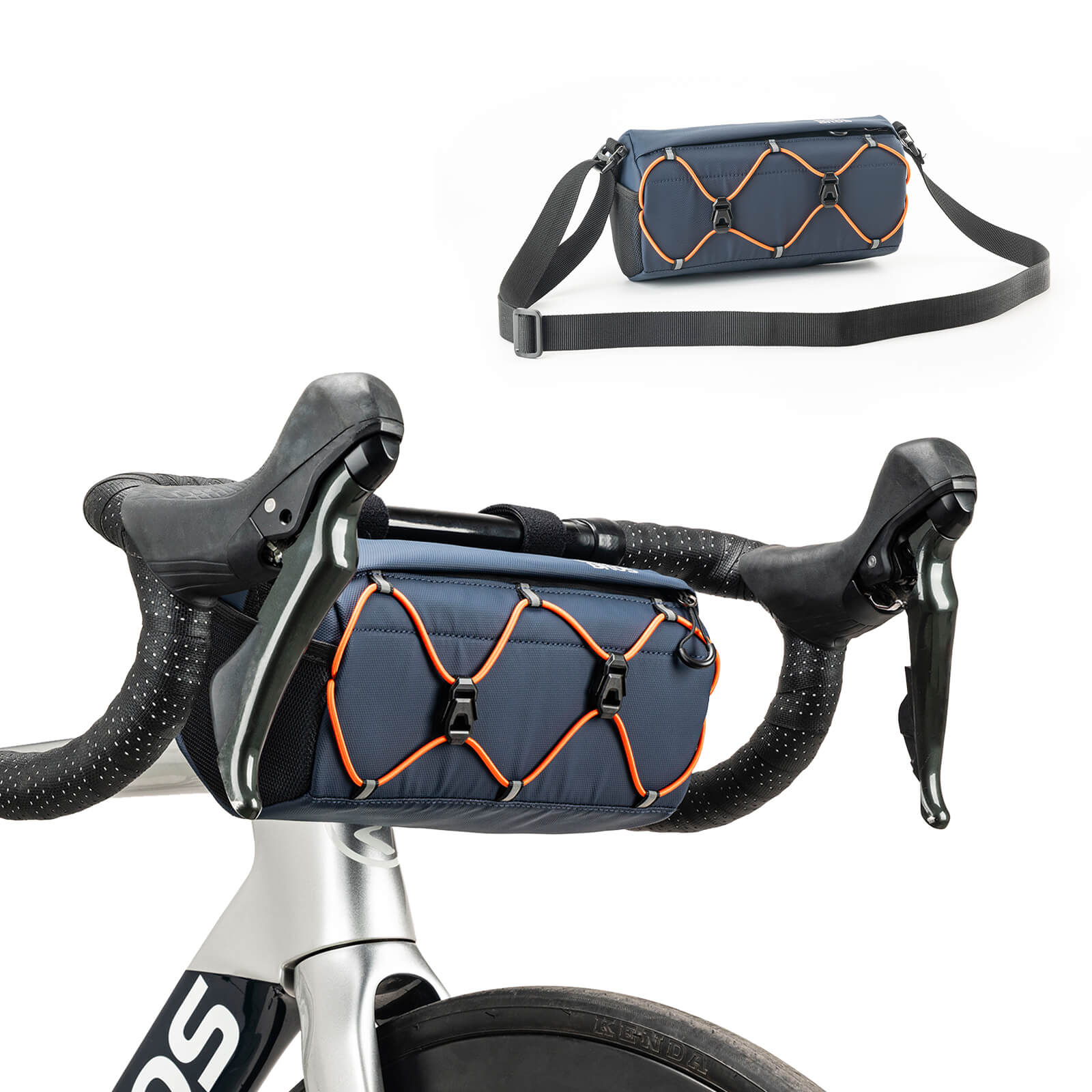Bolsa para manillar de bicicleta de 2,2 L con bandolera en 6 colores ROCKBROS - Imagen 6