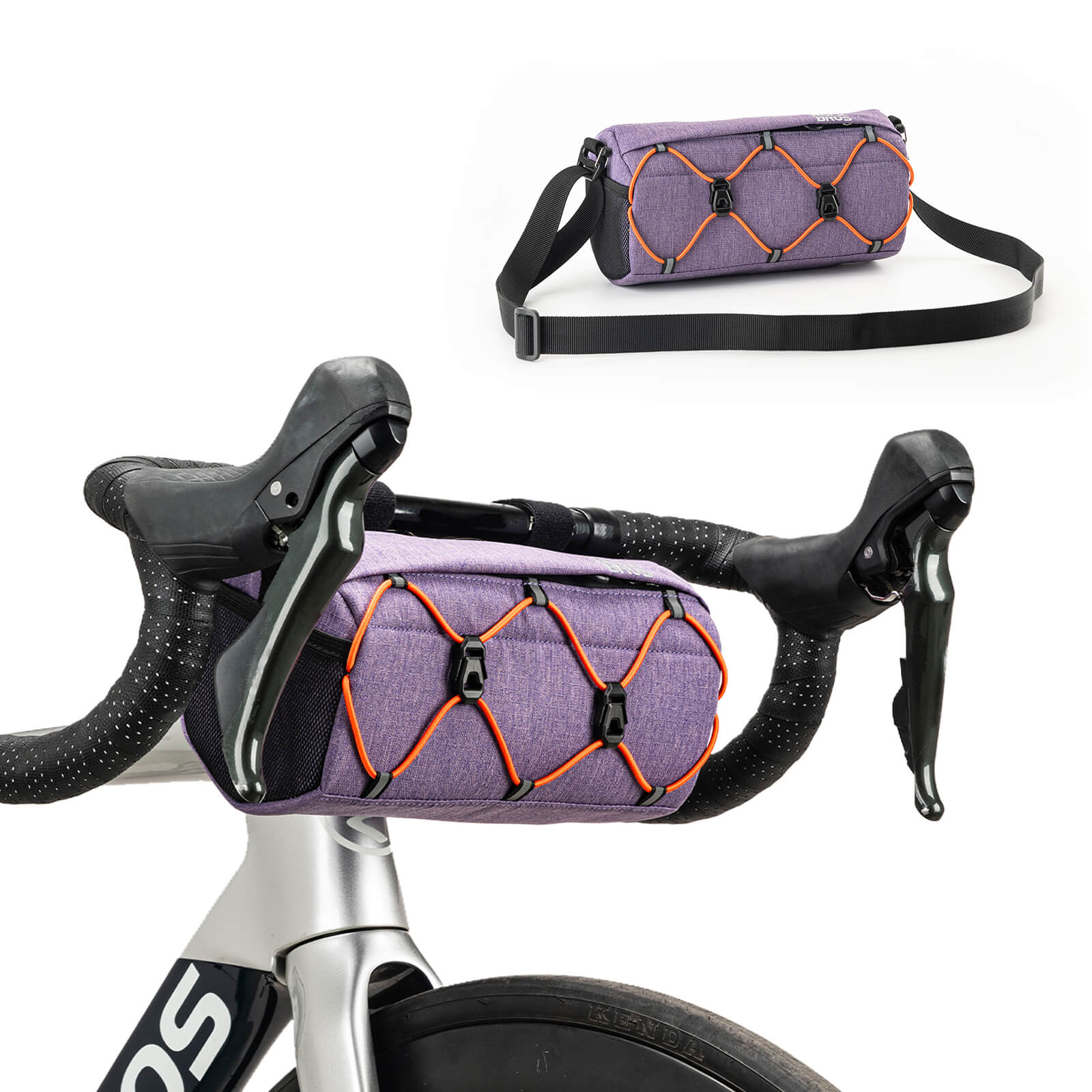 Bolsa para manillar de bicicleta de 2,2 L con bandolera en 6 colores ROCKBROS - Imagen 5