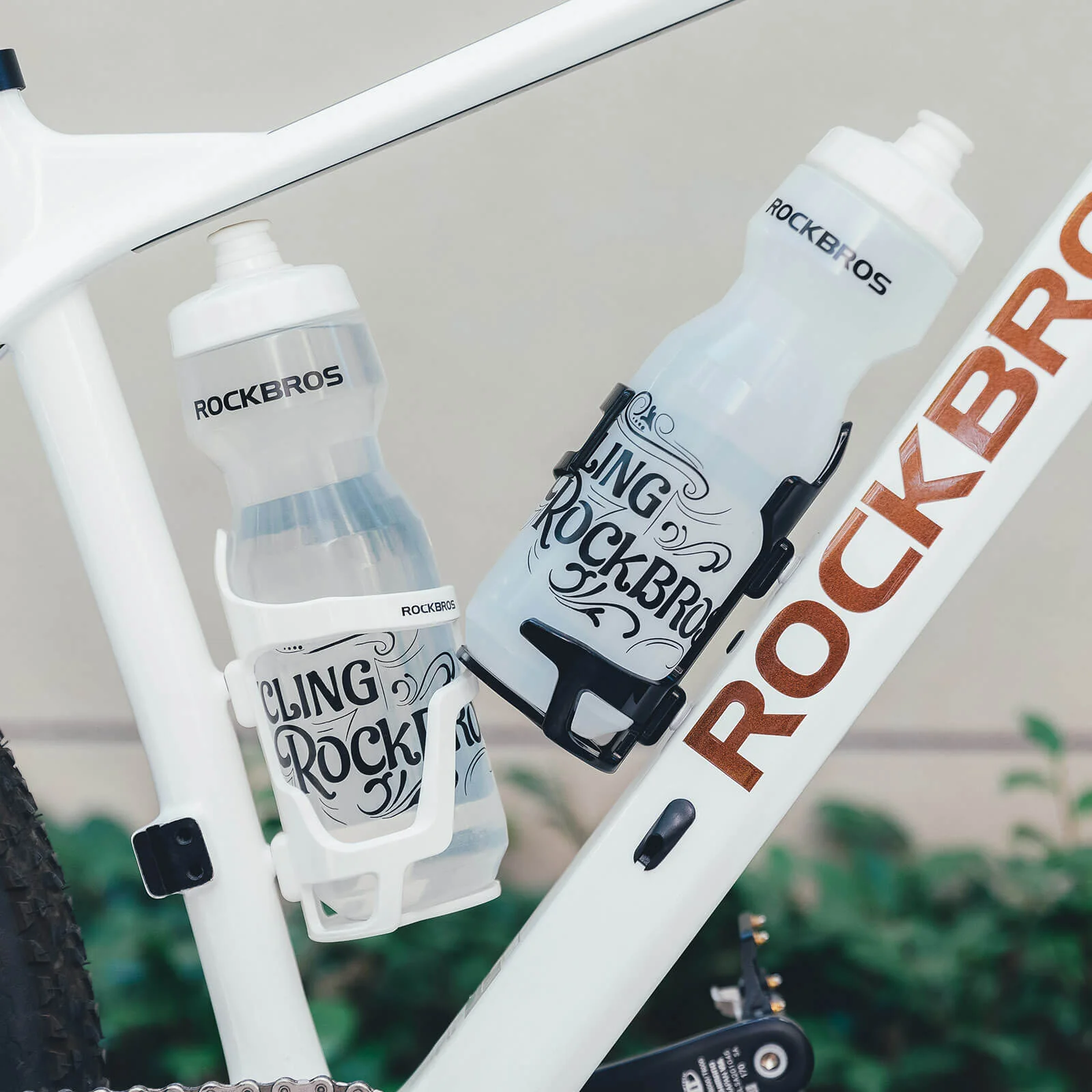 Portabotellas, accesorio para bicicleta, ligero, resistente, ROCKBROS - Imagen 8