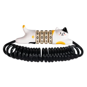 Candado de bicicleta multifuncional, candado de combinación para niños, candado para casco, ROCKBROS