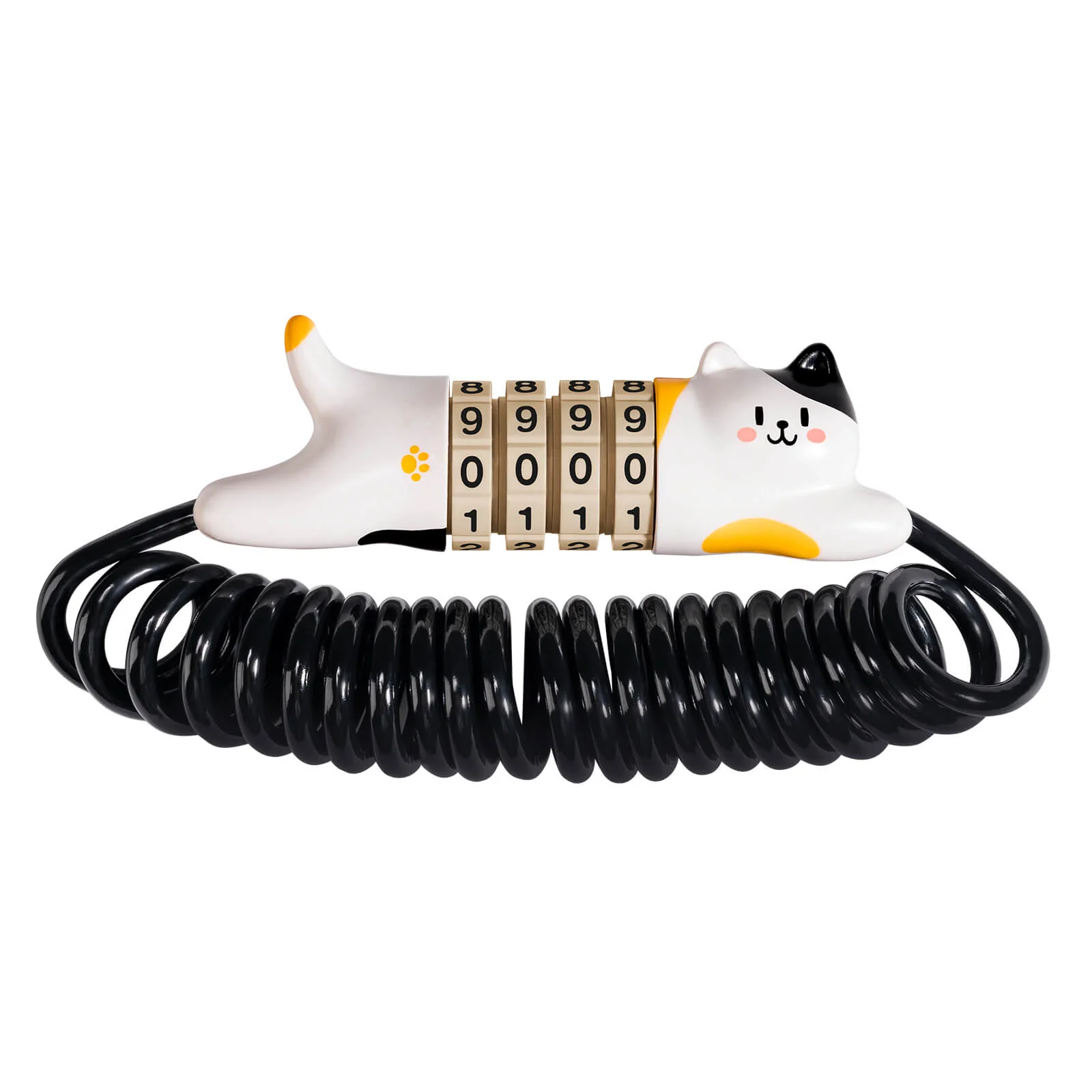 Candado de bicicleta multifuncional, candado de combinación para niños, candado para casco, ROCKBROS