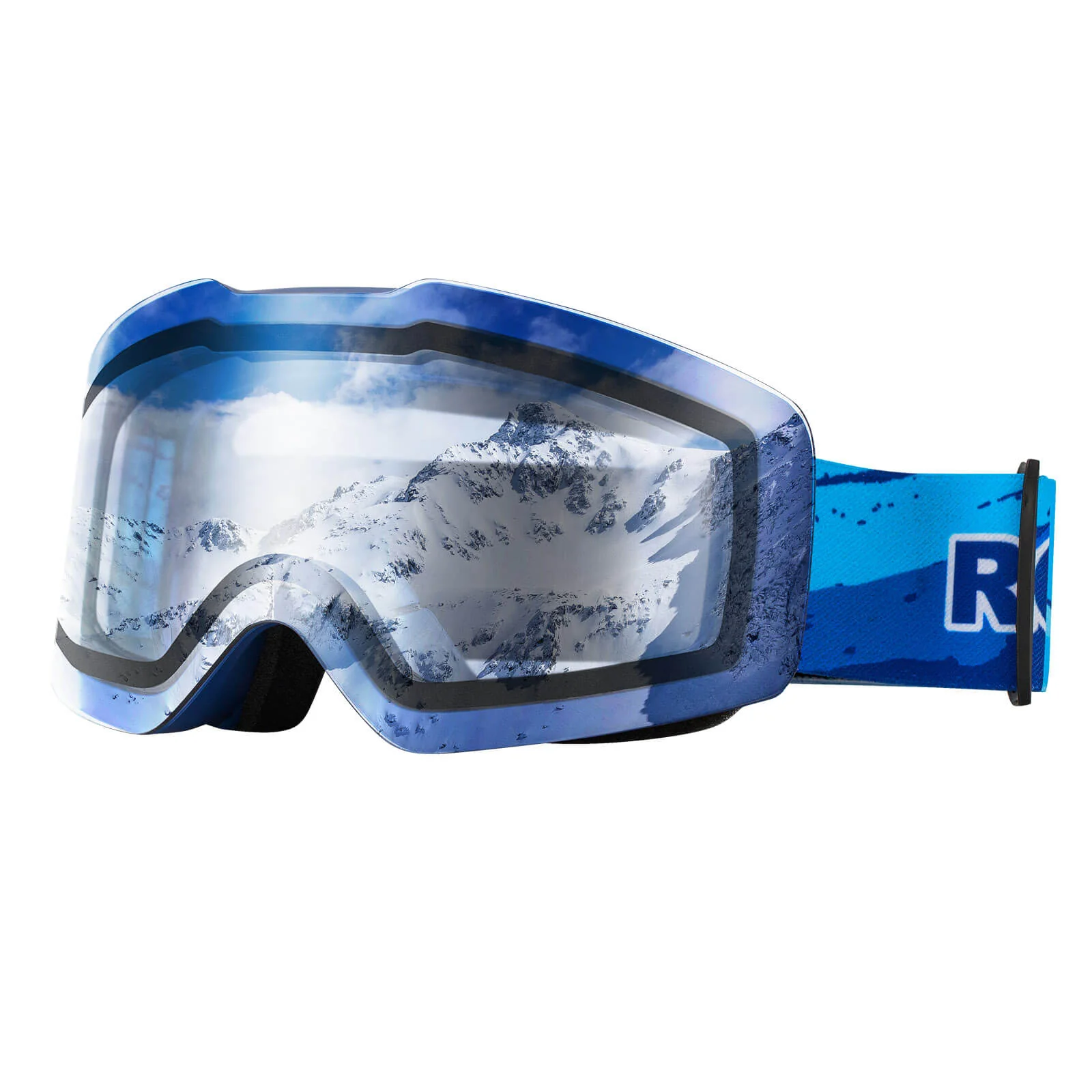 Gafas de esquí, gafas de nieve, polarizadas, gafas deportivas compatibles con casco, esquí, ROCKBROS - Imagen 2