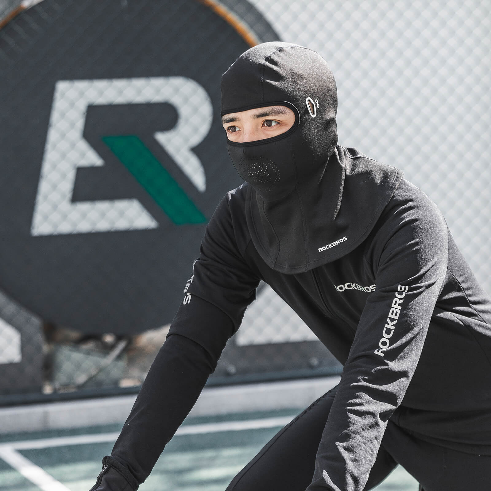 Pasamontañas, otoño/invierno, cálido, con orificio para gafas, ROCKBROS - Imagen 7