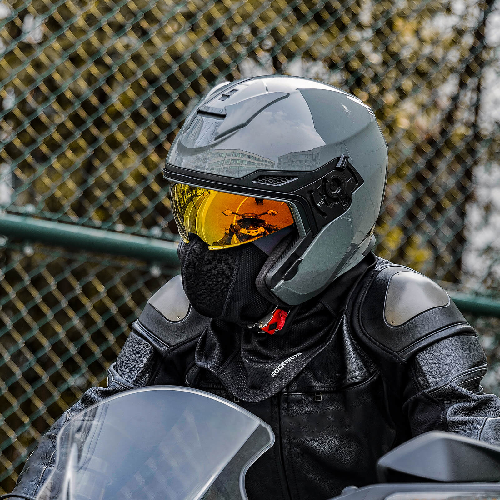 Pasamontañas de invierno, mascarilla cálida y resistente al viento ROCKBROS - Imagen 8