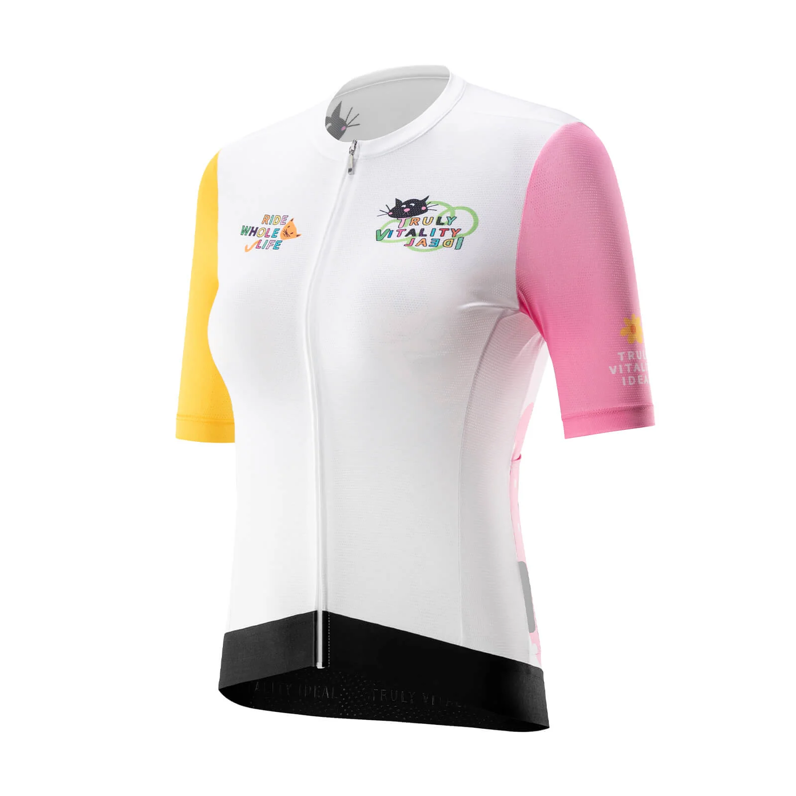 Maillot ciclista de manga corta TVI para mujer, ropa de ciclismo, secado rápido, ROCKBROS - Imagen 2