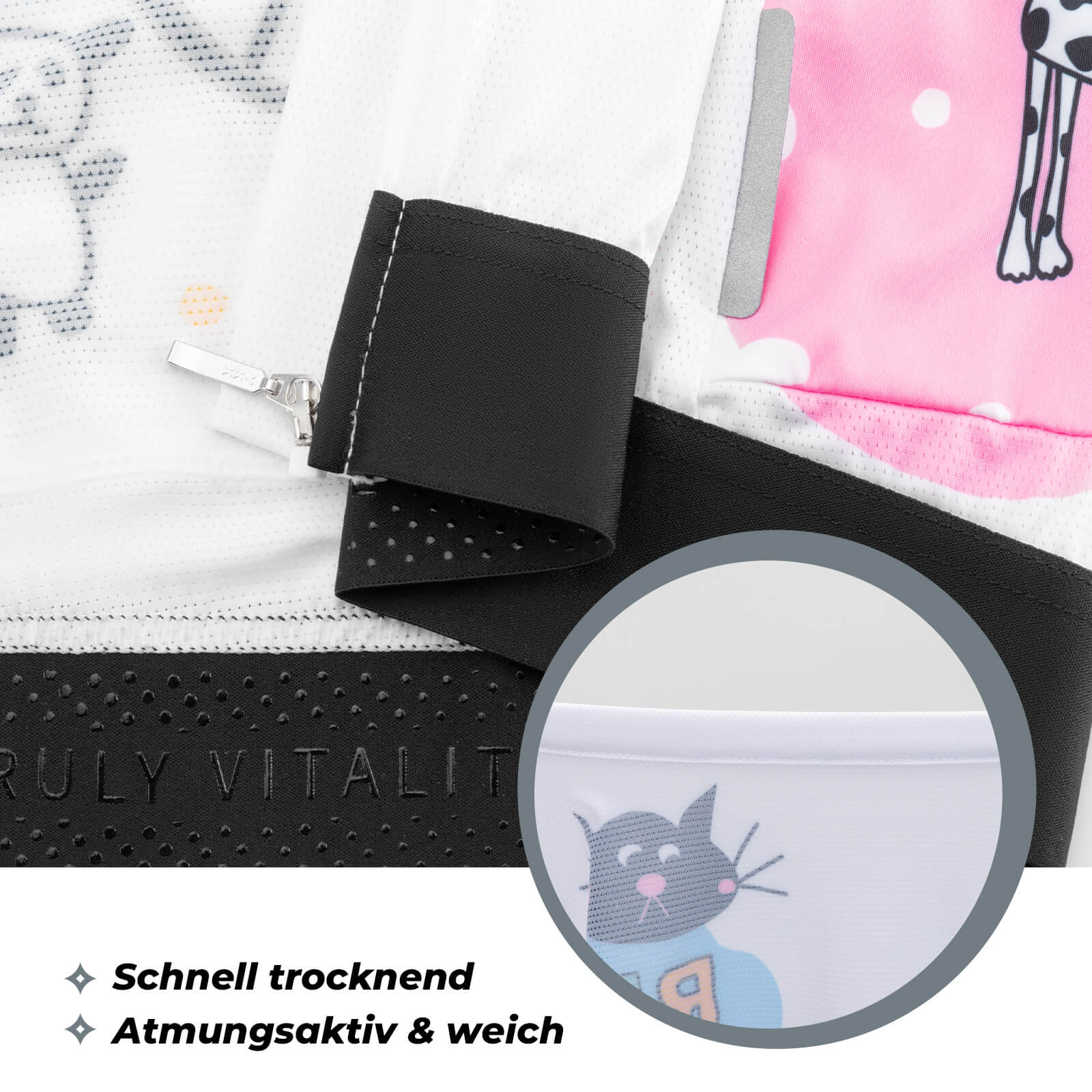 Maillot ciclista de manga corta TVI para mujer, ropa de ciclismo, secado rápido, ROCKBROS - Imagen 6