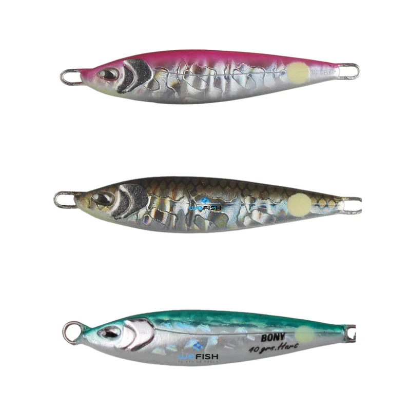 Señuelo Jig Hart Bony // 41mm, 60mm, 70mm, 80mm / 10g, 18g, 28g, 40g - Imagen 2