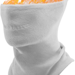 Qunature Calentador de Cuello de Invierno Bufanda de Tubo de esquí Polar Grueso a Prueba de Viento Transpirable Bufanda térmica para el Cuello Mujeres y Hombres para Deportes al Aire Libre Esquí Correr Ciclismo Snowboard