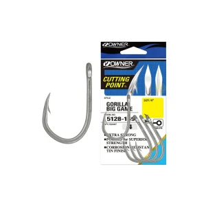 Anzuelo Simple Owner Gorilla Big Game 5128 // 3/0, 6/0, 7/0, 8/0, 9/0, 10/0