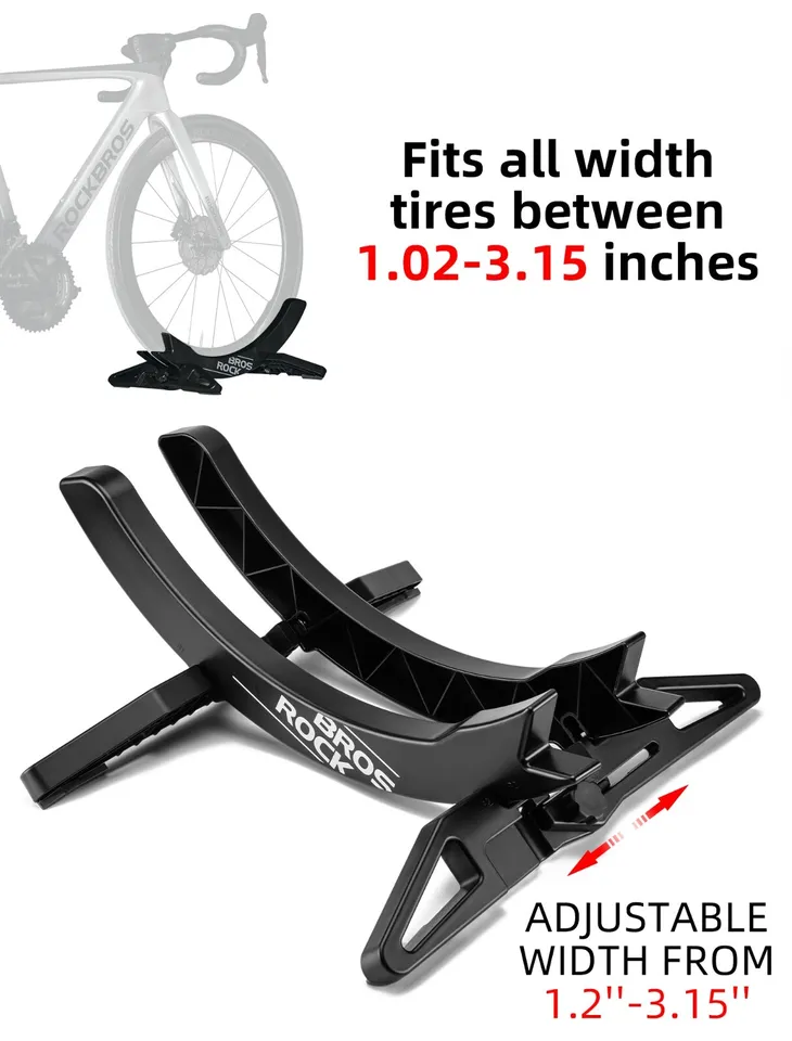 Caballete central para bicicletas ROCKBROS para todas las ruedas MTB de 2,6-8 cm de ancho - Imagen 4