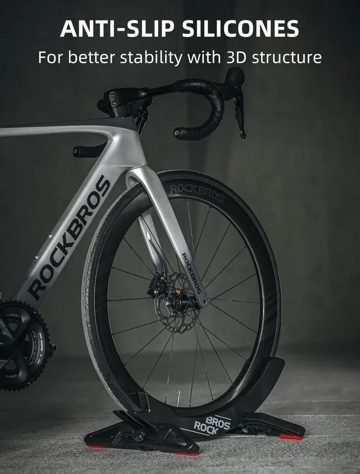 Caballete central para bicicletas ROCKBROS para todas las ruedas MTB de 2,6-8 cm de ancho - Imagen 8