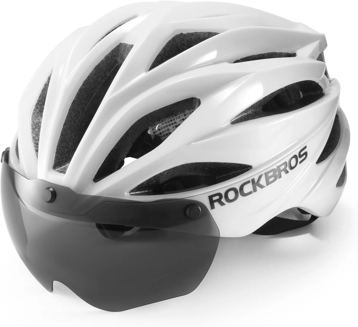 ROCKBROS Casco de bicicleta para adultos con visera magnética extraíble transpirable ajustable para hombres y mujeres 58-62 cm - Imagen 4