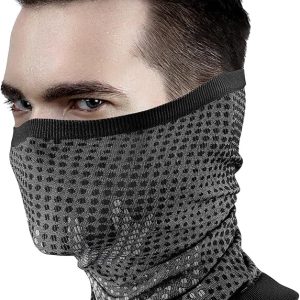 Qunature Bufanda Multifuncional Bufanda de Tubo Bufanda de Invierno Bufanda a Prueba de Viento Elástico Transpirable Calentador de Cuello Mujeres y Hombres para Deportes al Aire Libre Esquí Correr Ciclismo Senderismo