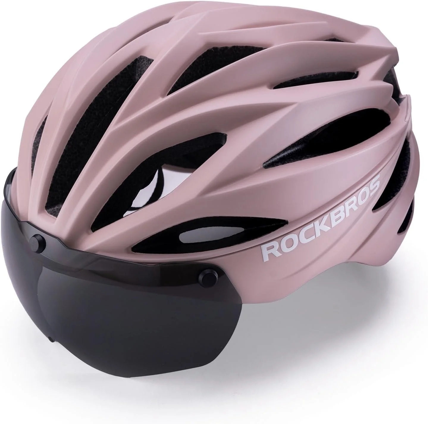 ROCKBROS Casco de bicicleta para adultos con visera magnética extraíble transpirable ajustable para hombres y mujeres 58-62 cm - Imagen 5