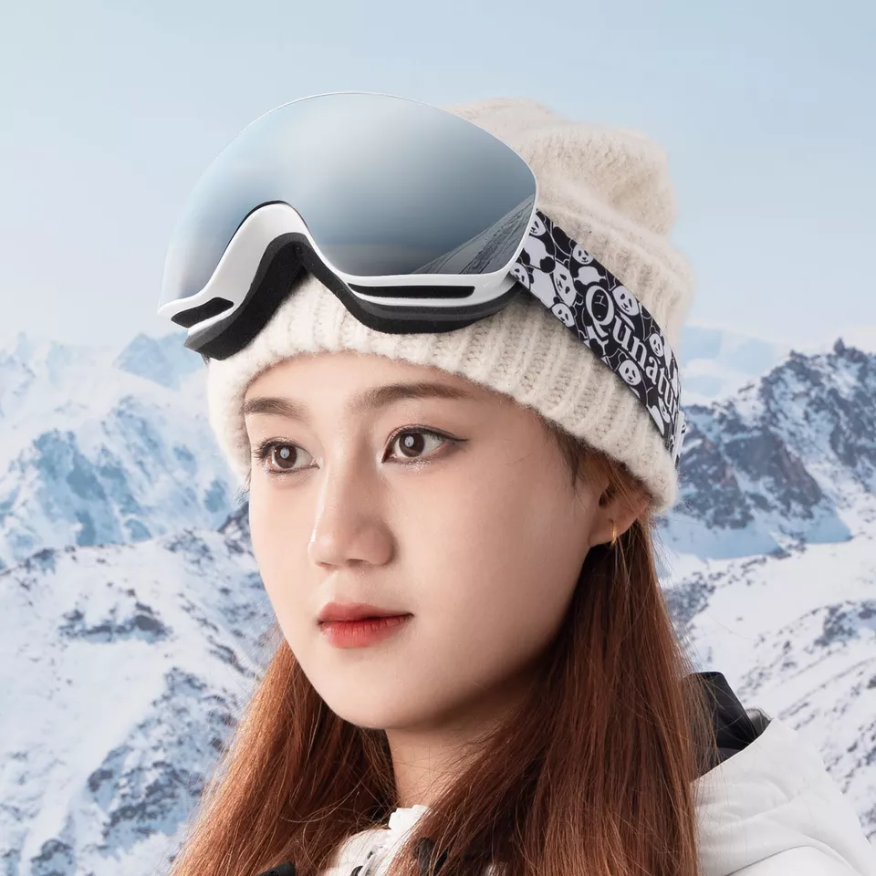 Gafas de esquí Qunature, gafas de snowboard para niños y adultos que usan gafas, antivaho - Imagen 8