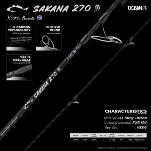 Caña Ocean Sakana 902 2.70m / 10-50g