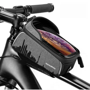 ROCKBROS 017-5 Bolsa impermeable para teléfono móvil de hasta 6,5 pulgadas